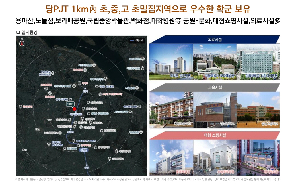 여의대방 더 마크원 입지환경